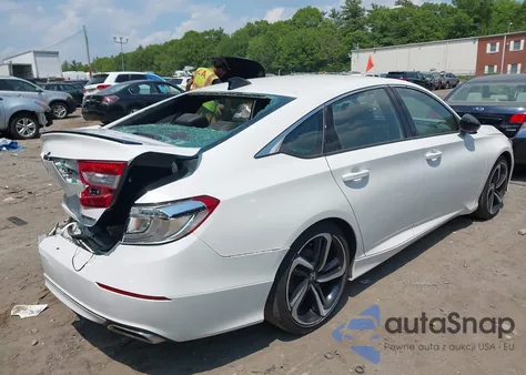 2021 Honda Accord Sport из США, поврежденный, VIN 1HGCV1F3XMA109881